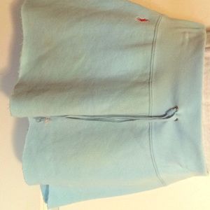 Powder blue mini skater skirt by Ralph Lauren
